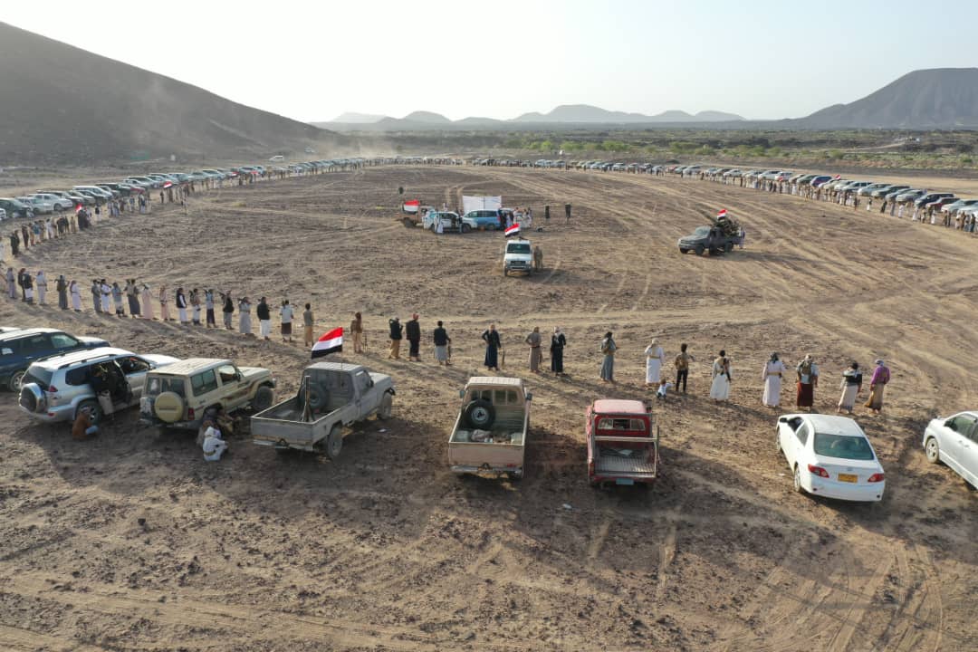 قبائل المحويت تحتشد دعما للجيش الوطني ومعركة تحرير اليمن
