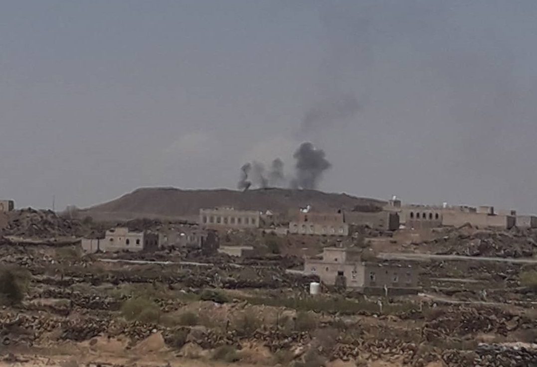 تدمير آليات ومخازن أسلحة لمليشيا الحوثي بغارات لطيران التحالف شرق صنعاء والبيضاء